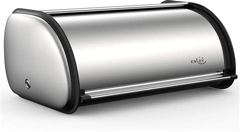 internet's best stainless steel bread box|large stainless steel bread bin.